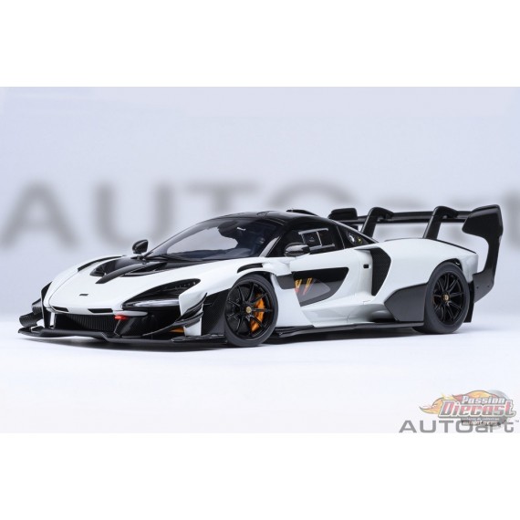 McLaren Senna GTR (Silica White) - Autoart 1/18 - 81953 - Passion Diecast 