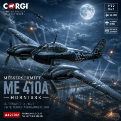 Messerschmitt Me 410A Hornisse / Luftwaffe 14./KG 2, U5+FE, R. Abrahamczik, 1943 / Corgi 1:72 AA29702