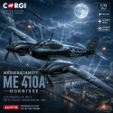 (Web Only)(Free shipping) Messerschmitt Me 410A Hornisse / Luftwaffe 14./KG 2, U5+FE, R. Abrahamczik, 1943 / Corgi 1:72 AA29702