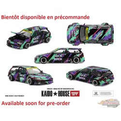 Honda Civic (EF) Kaido Works HKS - Mini GT & Kaido★House 1/64 - KHMG303 Passion Diecast