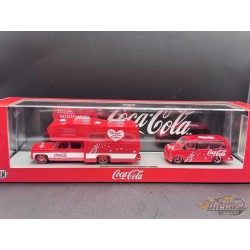 CHASE CAR 1975 Chevrolet Cheyenne Super 30 & 1995 GMC Safari Van - M2 1/64 - 56000-S05 BGR Psssion Diecast
