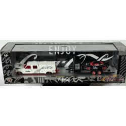 CHASE CAR 1987 Ford F-350 Truck & 1966 Ford GT40 MK2 - M2 1/64 - 56000-S05 CGR Psssion Diecast
