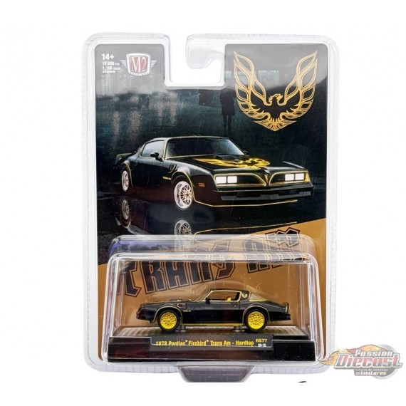 CHASE CAR 1978 Pontiac Trans Am Firebird Special Edition - Black - M2 Machine - 1:64 - 31500-HS77GR