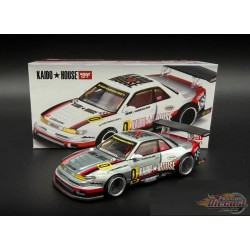 CHASE CAR Nissan Silvia S13-R Circuit Spec V1 - Mini GT & Kaido★House 1/64 - KHMG251GR Passion Diecast