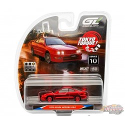 CHASE CAR Acura Integra GS-R 1994 rouge Milano - Tokyo Torque Series 10 - 1/64 Greenlight - 235110 EGR