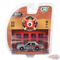 CHASE CAR 2011 Ford Crown Victoria - Pennsylvania Fire Department - Fire Rescue Series 5 - 1/64 Greenlight - 67070 AGRAW
