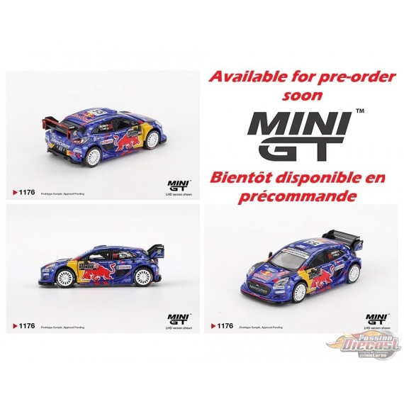 Ford Puma Rally1 No.55 M-Sport Ford WRT 2025 Rally Monte-Carlo - Mini GT - 1:64 - MGT01176 Passion Diecast