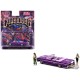 1964 Chevrolet Impala SS Convertible Lowriders with 2 Ladie Figure - Purple - M2 Machine - 1:64 - 67500-MJS02