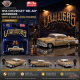 1956 Chevrolet Bel Air Lowriders with 2 Dad & Son Figures - Beige Gold - M2 Machine - 1:64 - 67500-MJS03