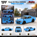 (Preorder) Nissan LB★Works HAKOSUKA - Baby Blue - Mini GT - 1:64 - MGT01169