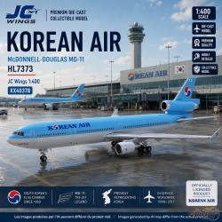 Korean Air McDonnell-Douglas MD-11 / HL7373 /  JC Wings / 1:400 / XX40378