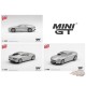 Aston Martin DBS 2008 - Argent Éclair - Mini GT - 1:64 - MGT01360 Passion Diecast