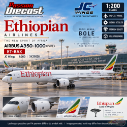 Ethiopian Airlines Airbus A350-1000XWB / ET-BAX / JC Wings / 1:200 / XX20528