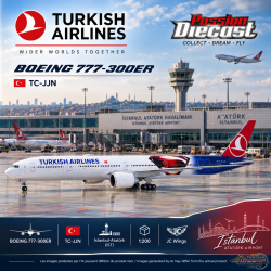 Turkish Airlines Boeing 777-300ER "Batman vs Superman" / TC-JJN / JC Wings / 1:200 / XX20704