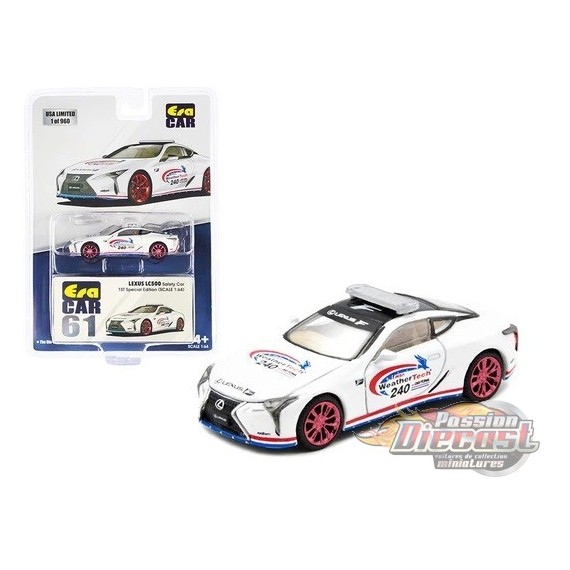 Mijo Exclusive - Lexus LC500 Safety Car - Limited 960 pcs - Era Car - 1/64 - USA Exclusives - LS21LCRF61