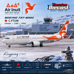 Air Inuit Boeing 737-800C C-FTUW / CModel  1:400 /   C0061
