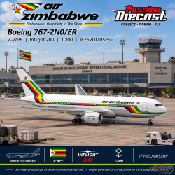 Air Zimbabwe Boeing 767-2N0/ER / Z-WPF / Inflight 200 / 1:200 / IF762UM0526P