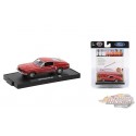 (Web Only) 1968 Ford Mustang GT 390 Candy Apple Red with White Stripes.e - Auto-Drivers R 75 - M2 Machines 1:64 - 11228-75 D