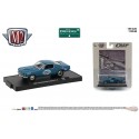 (Web Only) 1965 Ford Mustang Fastback  no 525 "Crane Cams" Twilight Turquoise Metallic- Auto-Drivers R 69 - M2 1:64 - 11228-69 D