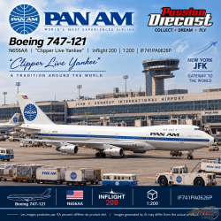 Pan Am Boeing 747-121 / N656AA / Inflight 200 / 1:200 / IF741PA0626P