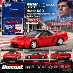 Honda NS-X Prototype Midship Sports 1989 Ayrton Senna avec figurine - Mini GT - 1:64 - MGT01075 Passion Diecast