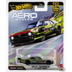 Car Culture 10th Anniversary 2026 U Case - Aero Style - Custom 1970 Chevy Nova - Hot Wheels 1:64 - JKF37