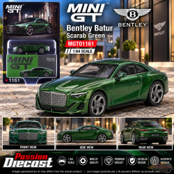 Bentley Batur - Vert Scarabée - Mini GT - 1:64 - MGT01161 Passion Diecast