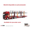 (Preorder) Scania 770S A6x4NA Porte-voitures V8 50e anniversaire - Porte-voitures - Rouge - Mini GT - 1:64 - MGT01350
