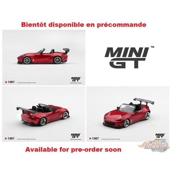 Mazda Miata MX-5 (ND) Pandem Kodo Rouge - Mini GT - 1:64 - MGT01367 Passion Diecast