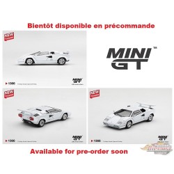 (Preorder) Lamborghini Countach LP500S White - Mini GT - 1:64 - MGT01366