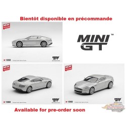 Aston Martin DBS 2008 - Argent Éclair - Mini GT - 1:64 - MGT01360 Passion Diecast