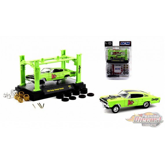 B&M - 1966 Dodge Charger Gasser Model Kit  - M2 Machine Hobby Exclusive 1:64 - 37000-33 C