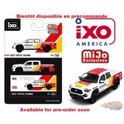 2022 Toyota Tacoma Racing TRD - Blanc - Édition Limitée - IXO Models - 1:64 - IAPR1041 Passion Diecast