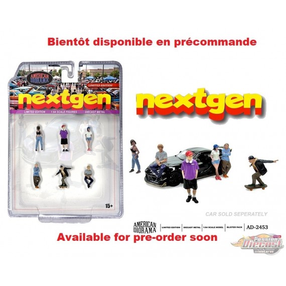 Ensemble de 6 figurines Nextgen - American Diorama 1/64 - AD-2453 Passion Diecast
