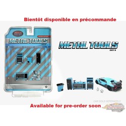 Ensemble d'outils en métal B Bleu - American Diorama 1/64 - AD-2450 Passion Diecast