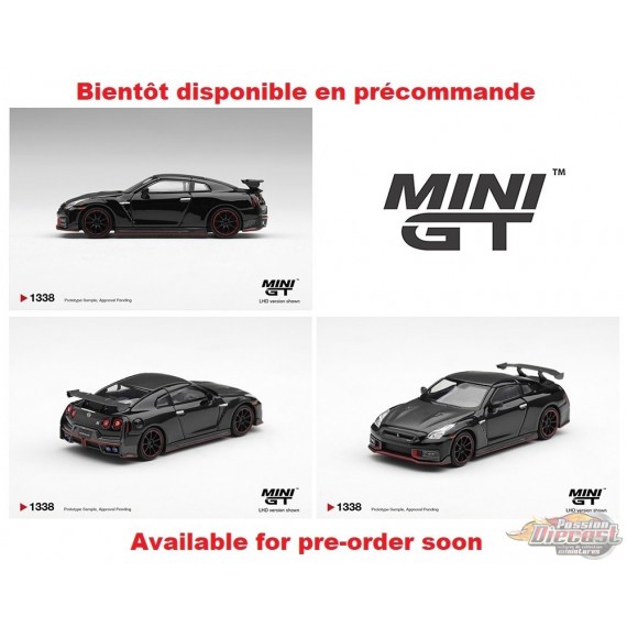 Nissan GT-R Nismo 2024 - Noire - Mini GT - 1:64 - MGT01338 Passion Diecast