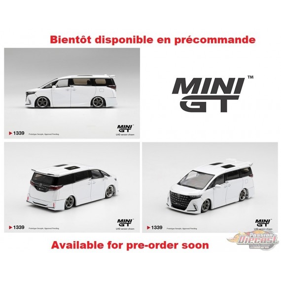 Toyota Alphard 40 KUHL - White - Mini GT - 1:64 - MGT01339 Passion Diecast