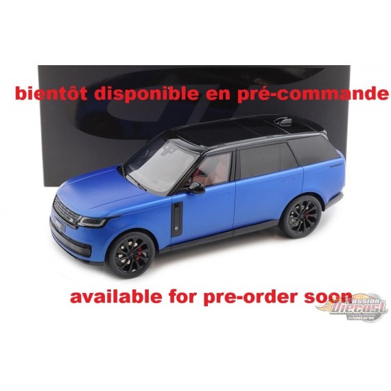 Range Rover P615 MHEV SV Velocity matt blue/black 2024 - 1/18 - GT SPIRIT - GT540 Passion Diecast