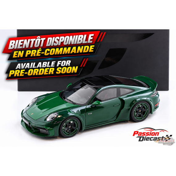 Porsche 911 992 Brabus 900 Rocket-R Coupé Vert menaçant 2024 - 1/18 - GT SPIRIT - GT959 Passion Diecast