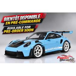 (Preorder) Porsche 911 992.1 GT3RS 2022 Blue - 1/12 - GT SPIRIT - GT497