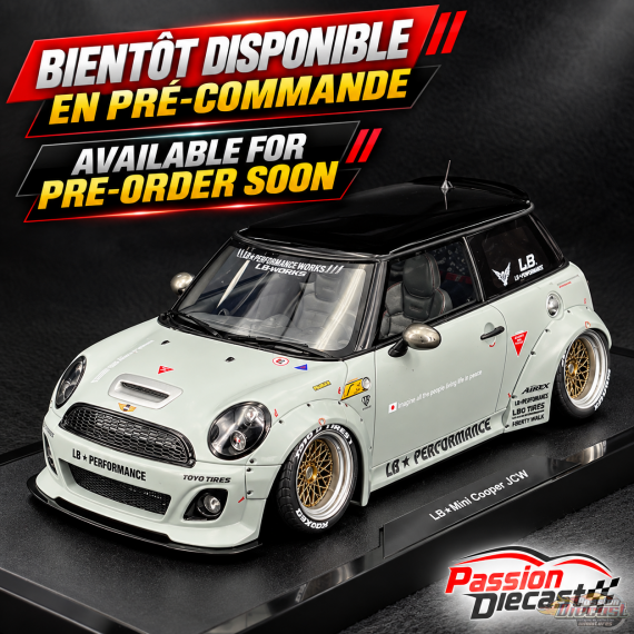 Mini Cooper R56 LB-Works LB Nation 2015 Gris mat - OTTO - 1/18 - OT1212 - Passion Diecast 