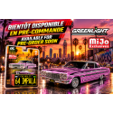 (Preorder) Chevrolet Impala SS 1964 Lowriders avec mini plaque en métal - Rose - 1/64 Greenlight - 51757 A
