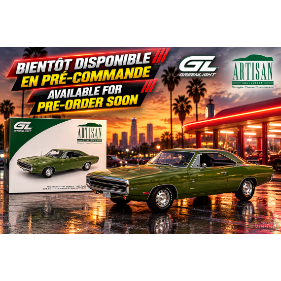 Dodge Charger R/T HEMI 1970 en vert F8 - 1/18 - Greenlight - 19145 Passion Diecast