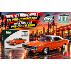 Dodge Charger R/T HEMI 1970 en  EK2 Go Mango with White Vinyl Top - 1/18 - Greenlight - 19146 Passion Diecast