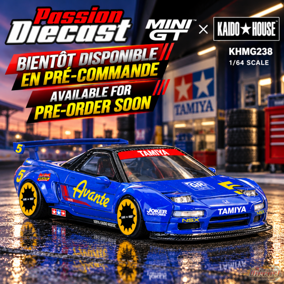 Honda NSX TAMIYA x KAIDO HOUSE AVANTE V1 - Mini GT & Kaido★House 1/64 - KHMG238 Passion Diecast