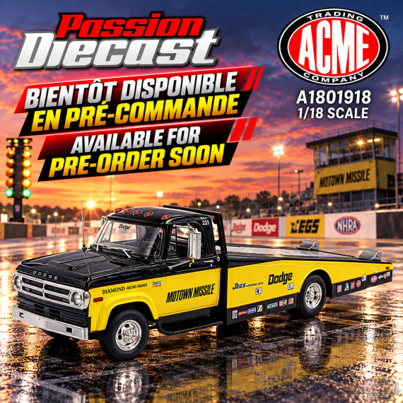 Motown Missile - Camion rampe Dodge D-300 de 1970 - ACME - 1/18 - A1801918