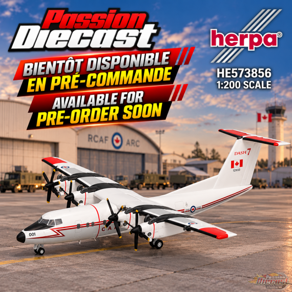 Canadian Armed Forces De Havilland Canada CC-132 (DHC-7) NO 412 T SQN / Herpa Wings / 1:200 HE573856