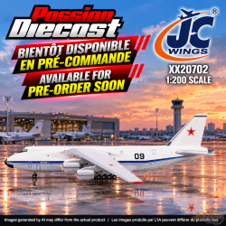 (Preorder) (Free shipping) Soviet Air Force Antonov AN-124 / 09 /  JC Wings / 1:200 / XX20702