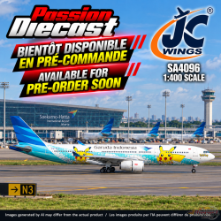Garuda Indonesia Airbus A330-300 "Pikachu" / PK-GPY /  JC Wings / 1:400 / SA4096