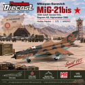 (Preorder)(Free shipping) Mikoyan-Gurevich MIG-21bis 115th GIAP, Soviet VVS, Bagram AB, Afghanistan 1980 / HM 1:72  HA0154